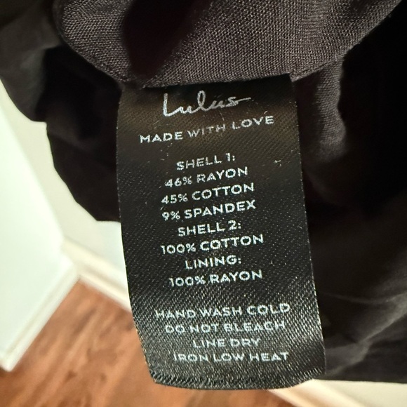 Lulu's Strapless Bubble Black Dress, Size Large, Excellent Condition - Picture 7 of 7